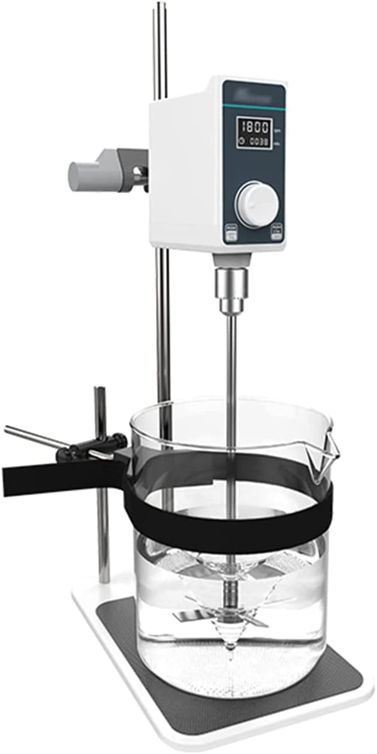 GLJTUO Magnetic Stirrer Magnetic Mixer Electric Overhead Stirrer, LED Digital Overhead Stirrer with Stirring Rod and Stand, Lab Stirrer, Max 20L Stirring Capacity, 30N.cm, 16000,30pro