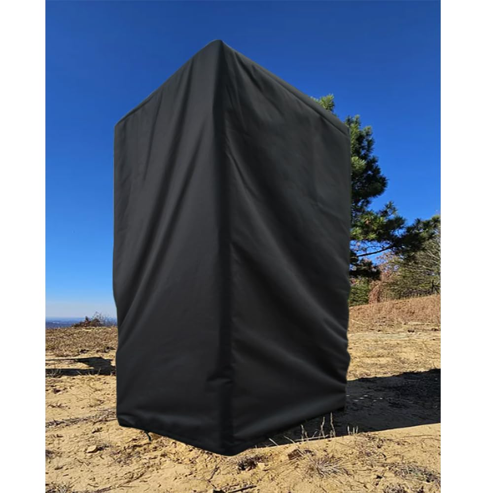 Burn Cage Cover for 64 Gallon Cage Incinerator Fire Pit Waterproof Heavy Duty Square Burn Barrels Cover