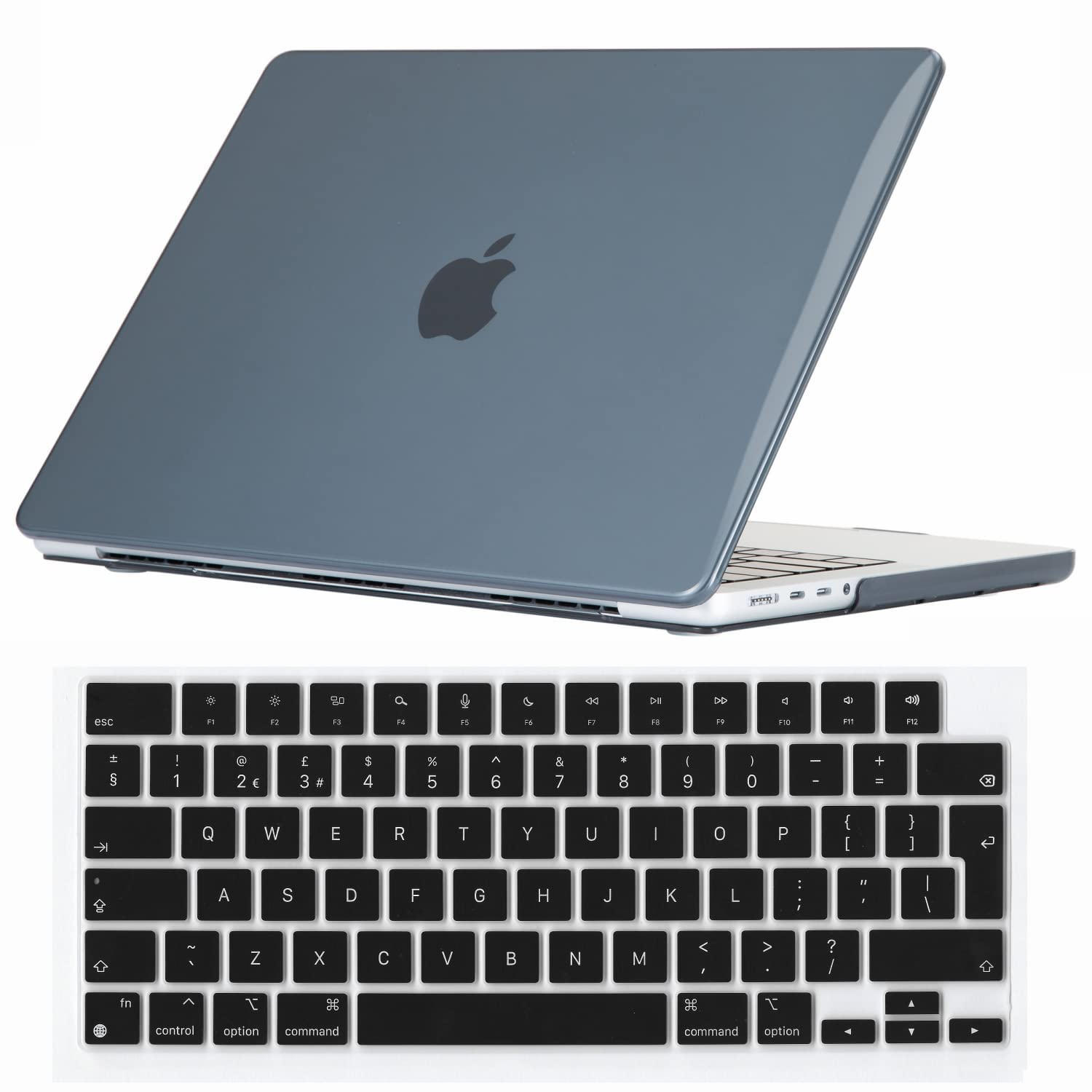 Se7enline Compatible with 2025 2024 2023 2022 2021 MacBook Pro 14 inch Case Hard Shell Laptop Cover for Macbook Pro A2918 A2992 A3112 A3401 A2779 A3434 M5 M4 M3 M2 M1 &TPU Keyboard Skin,Midnight Green — view 30