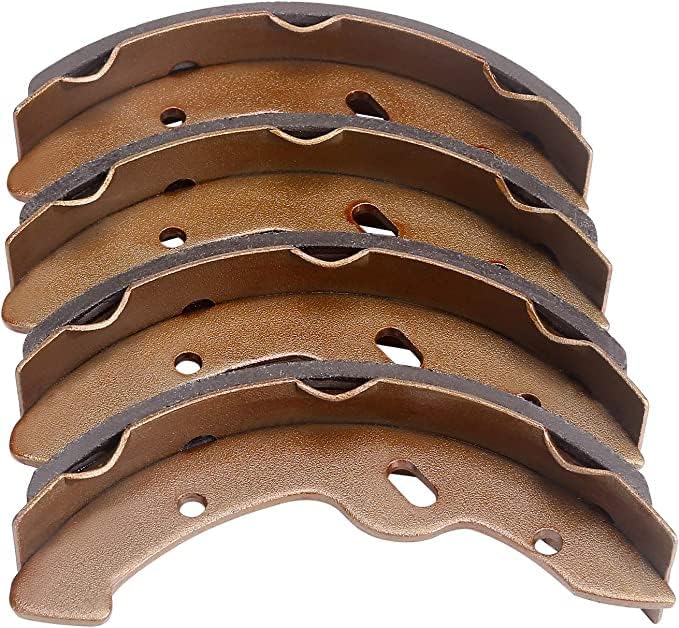 10L0L Golf Cart Brake Shoes, Set of 4, EZGo Medalist/TXT 97