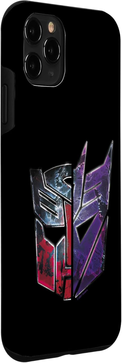 Transformers Autobot Decepticon Metallic Split Logo Case for iPhone 11 Pro