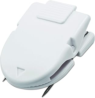 Panel Wall Clip for Fabric Panels, Standard Size, 40-Sheet Capacity, Box of 50, White, 2 Pack