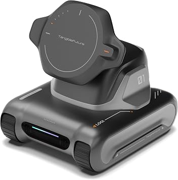 LOOI Robot-Space Black-AI Desktop Companion,ChatGPT&Gemini Voice Interaction,Visual Understanding,Personality&Memory,10W Wireless Charging,Tech&Gadget Gift,Electronic pets,Toy,Geek,Desktop Setup
