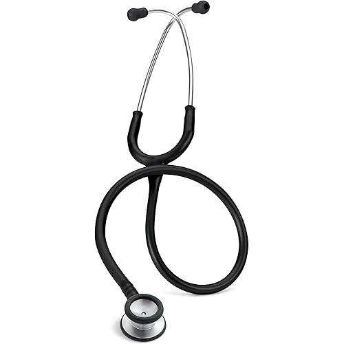 3M Littmann Stethoscope, Classic II Pediatric, Black Tube, Stainless Steel Chestpiece, 28 inch, 2113