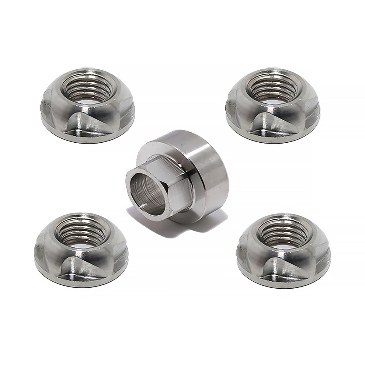 VOSANTU 1/2-13 304 Stainless Steel Anti-Theft Locking Nuts 13TPI ...