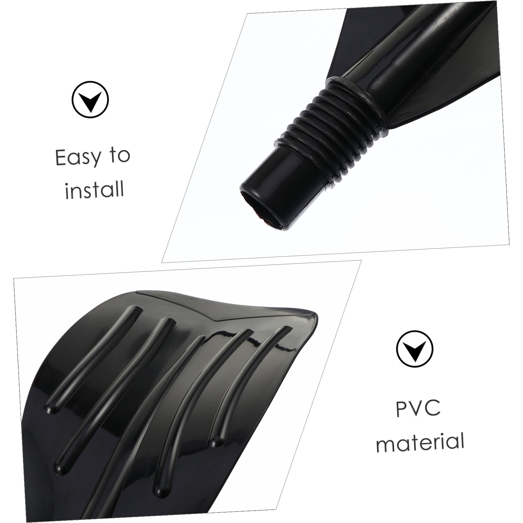 2 Stück Teiliges PVC Kanu Paddel Set Abnehmbar Robustes Kunststoff ruder für Schlauchboot und Kajak Langlebig Ergonomisch Geeignet für Wassersport und Angeln