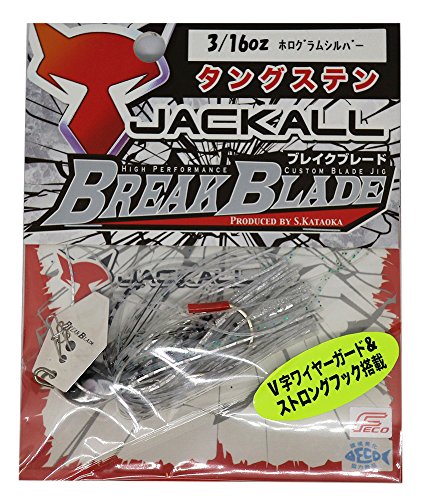 JACKALL(ジャッカル) ルアー ブレイクブレード3/16oz ホログラムシルバー.