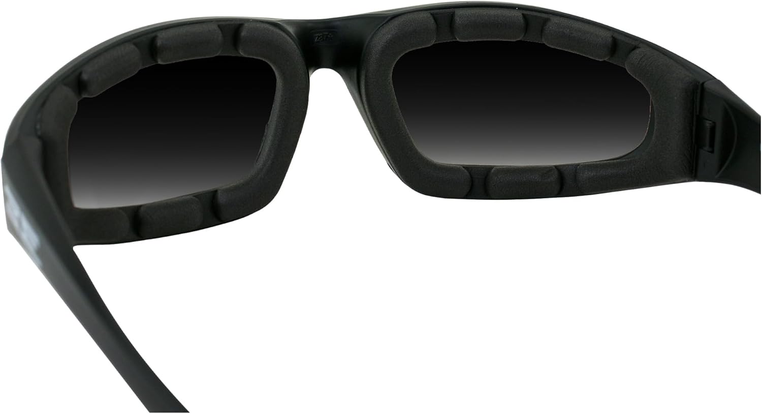 Epoch Eyewear Photochromic Motorcycle Sunglasses Glasses Foam Padded Black Frame w/Clear to Smoke Lens