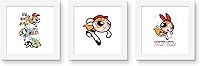 Vista 1 de Trends International Gallery Pops Cartoon Network The Powerpuff Girls - Paquete de arte de pared de flores (paquete de 3)