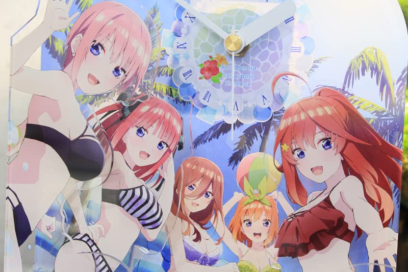 Amazon.co.jp: シーズナルプランツ 五等分の花嫁 BIGアクリル置時計 約