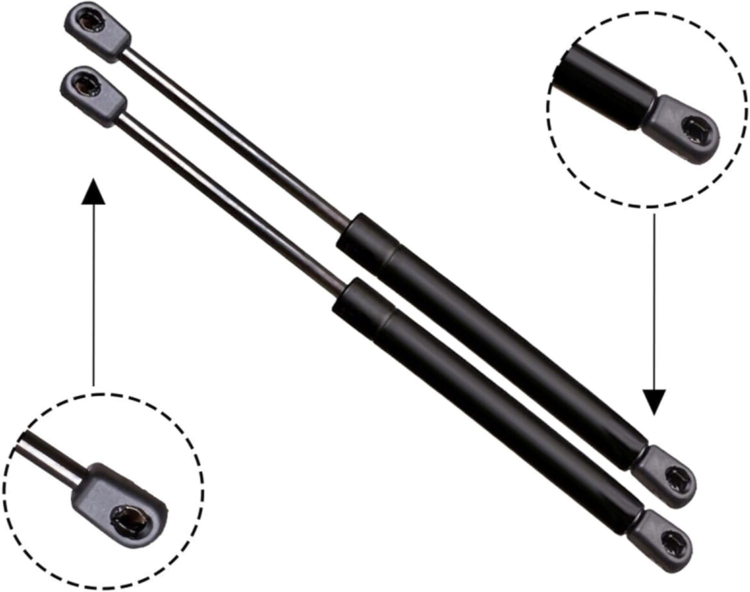Rear Liftgate Hatch Shock Struts,SG330046 4573 Lift Support for Chevrolet Trailblazer 2002-2009, 2002-2009 GMC Envoy, 2004-2007 Buick Rainier, 2004-2009 Isuzu Ascender with Screw Driver for Install