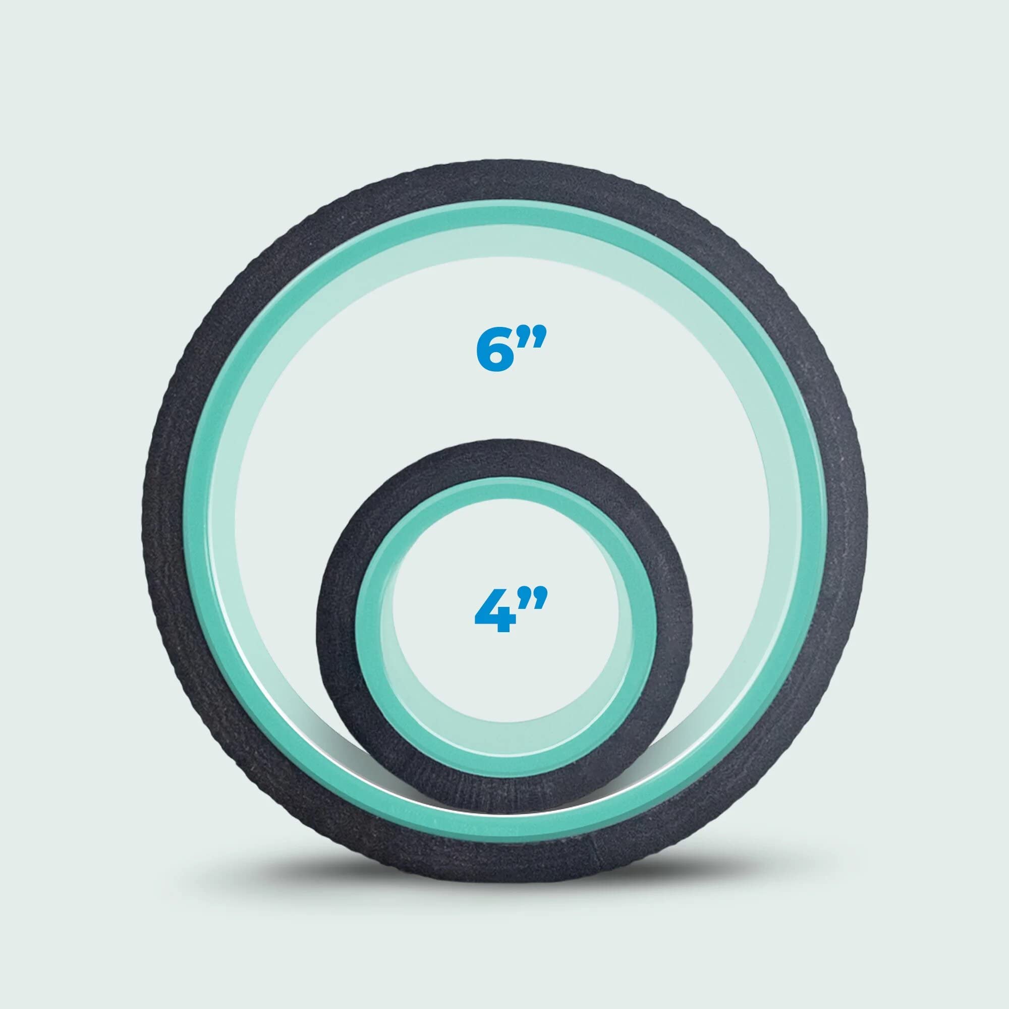 Chirp Wheel+ Deep Tissue 2Pack Wheel Foam Roller Targeted Muscle Roller For