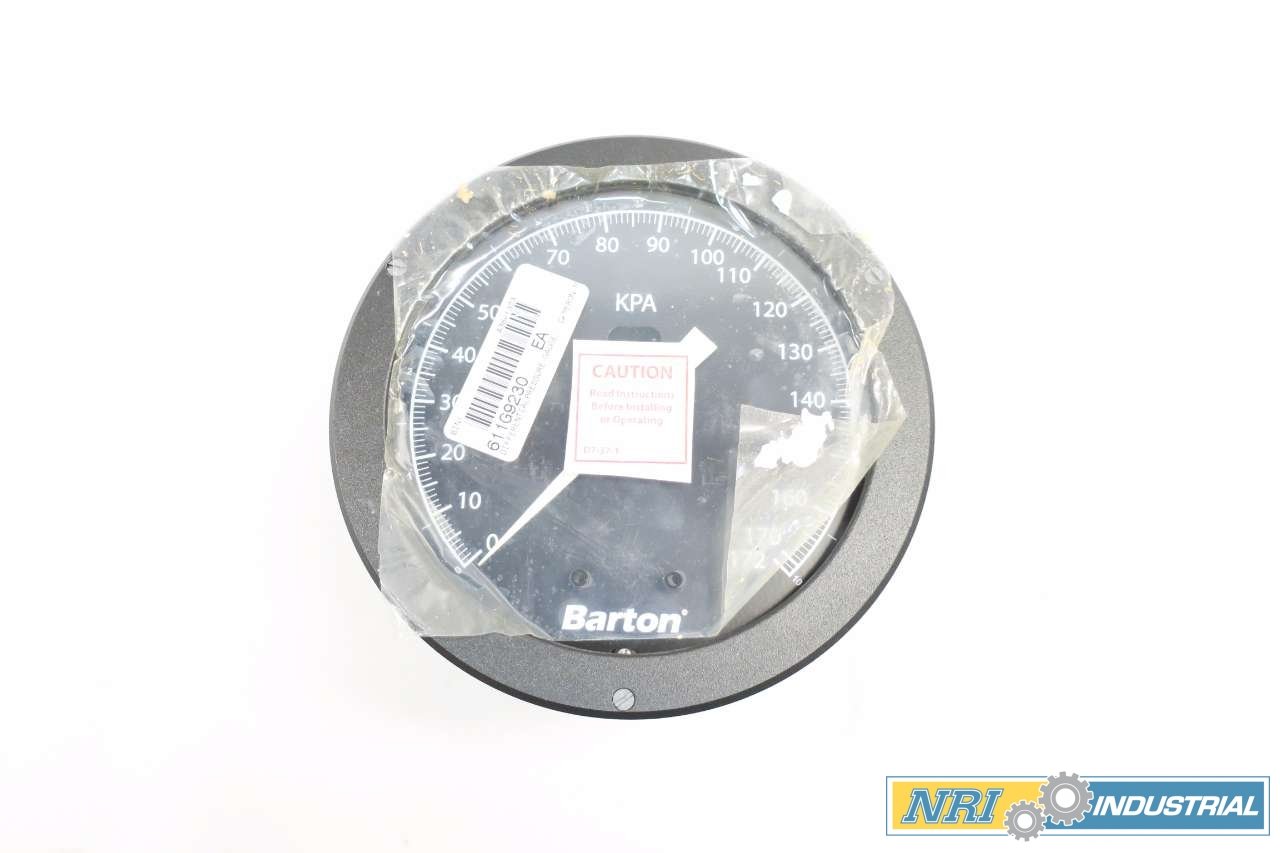 NEW CAMERON 227C BARTON DIFFERENTIAL PRESSURE GAUGE 0172KPA 1/4IN NPT