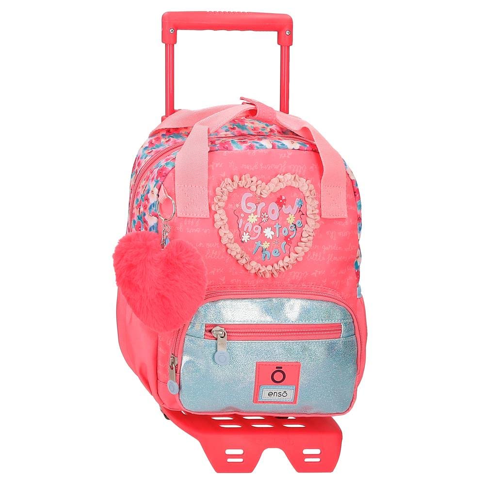 Enso Together Growing Mochila Pequeña con carro Rosa 23x28x10 cms Poliéster 6,44L