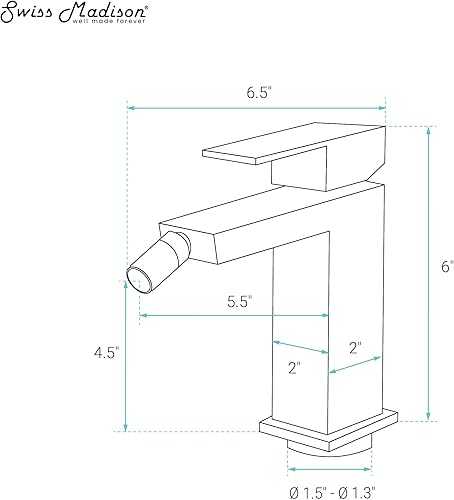 Vista 15 de Swiss Madison Well Made Forever SM-DF80MW, ordinario, blanco mate