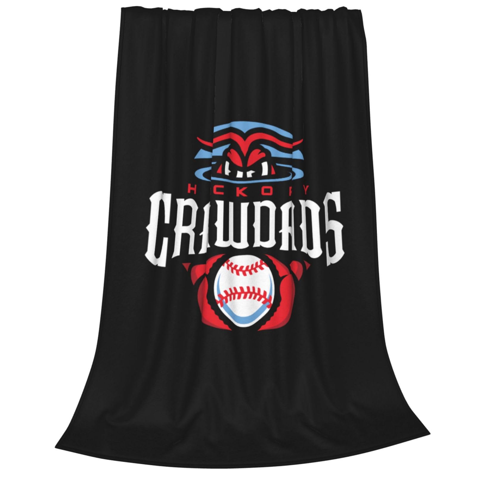 XRPUONG Hickory Crawdads Fleece Blanket, Very Soft Microfiber Flannel Blanket for Couch Warm and Cozy for All Seasons