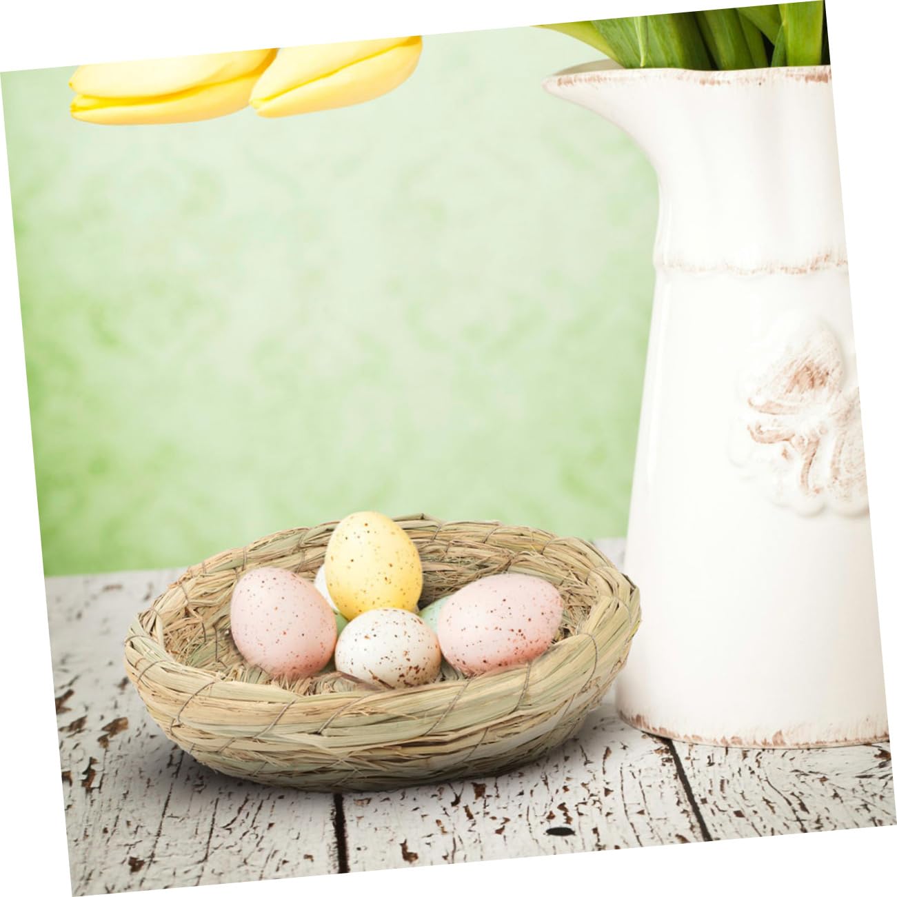 Nido De Pájaros De para Cría De Aves y Conejos Nido Colgante Decorativo para Jardín Casa De Incubación para Palomas y Periquitos
