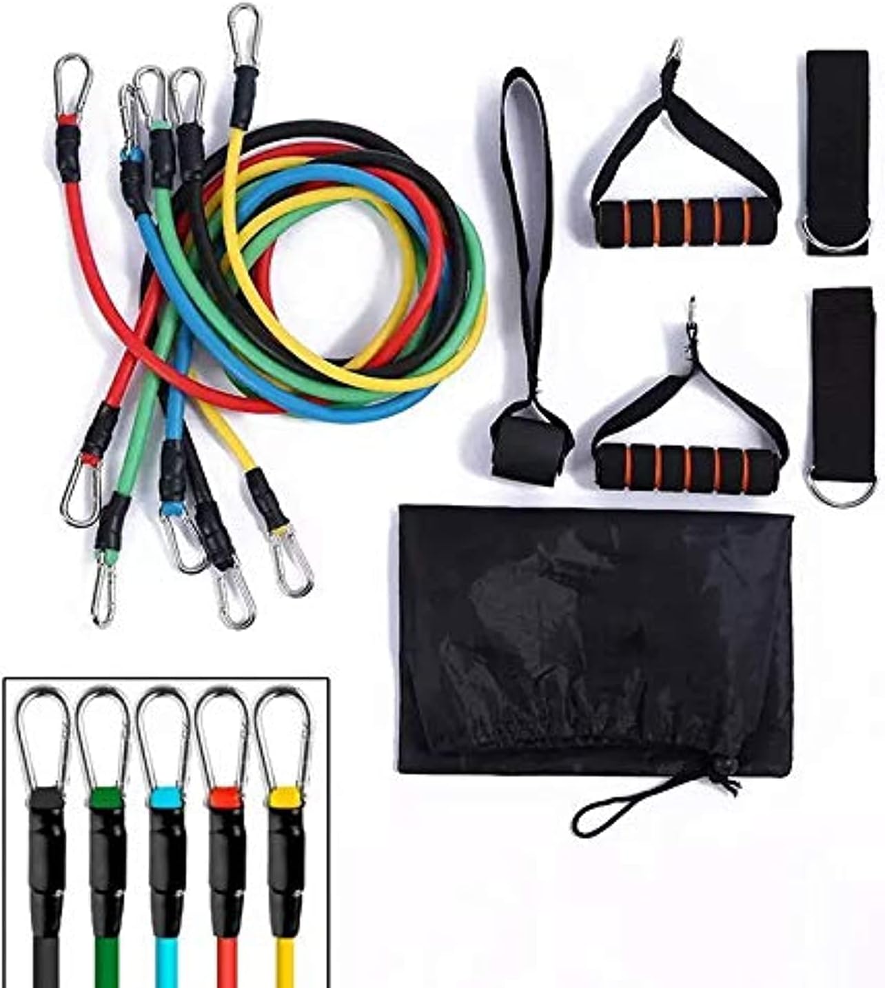 Resistance Bands Set for Workout - 11 Pieces