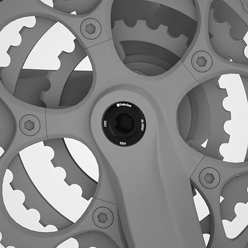 Miniatura 3 de Tornillos de manivela de bicicleta para manivela de bicicleta, tornillo de soporte para rueda de cadena (negro, 2 unidades)