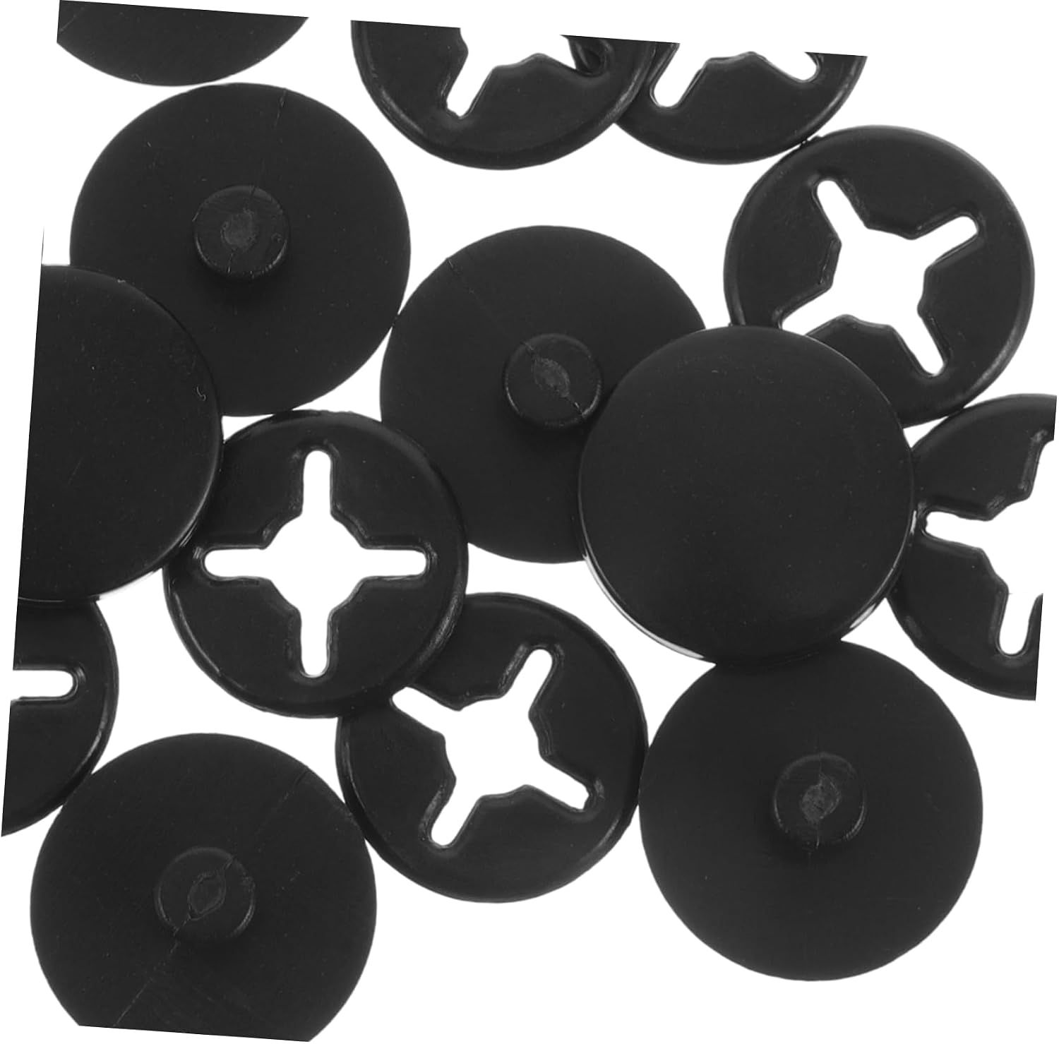 SUPVOX 20pcs Number Buckles for Race Bibs Lightweight Fixing Clips for Runners Easy Attachment and Versatile Use Running Events Race Number Holders
