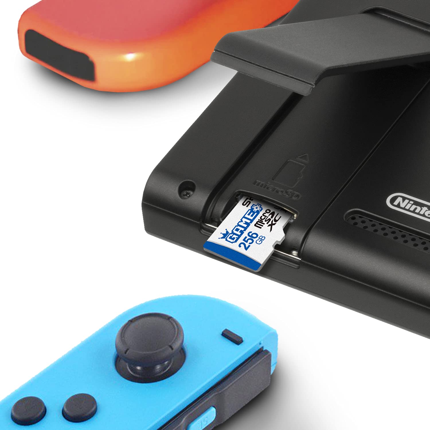 Silicon Power 256GB SDXC Micro SD Card Nintendo-Switch Memory Card with Adapter, Write Speed 80MB/s