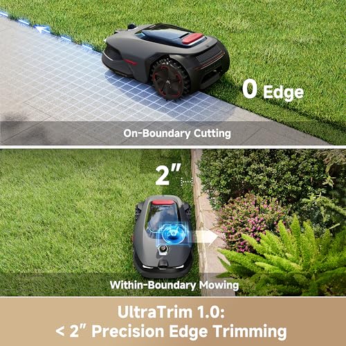 Image of MOVA LiDAX Ultra 2000 with Blade Kit Robot Lawn Mower Wire Free Robot with 4G for 0.5 Acre, RTK Free+360 3D LiDAR+AI Vision Mapping, Edge Cutting, Cutting Height 1.2 inch-3.9 inch, 45% Slope, 150Managed Zone
