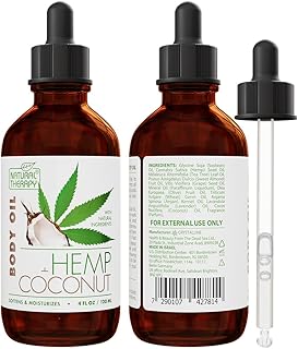 Natural Therapy Aceite corporal de cáñamo y c...