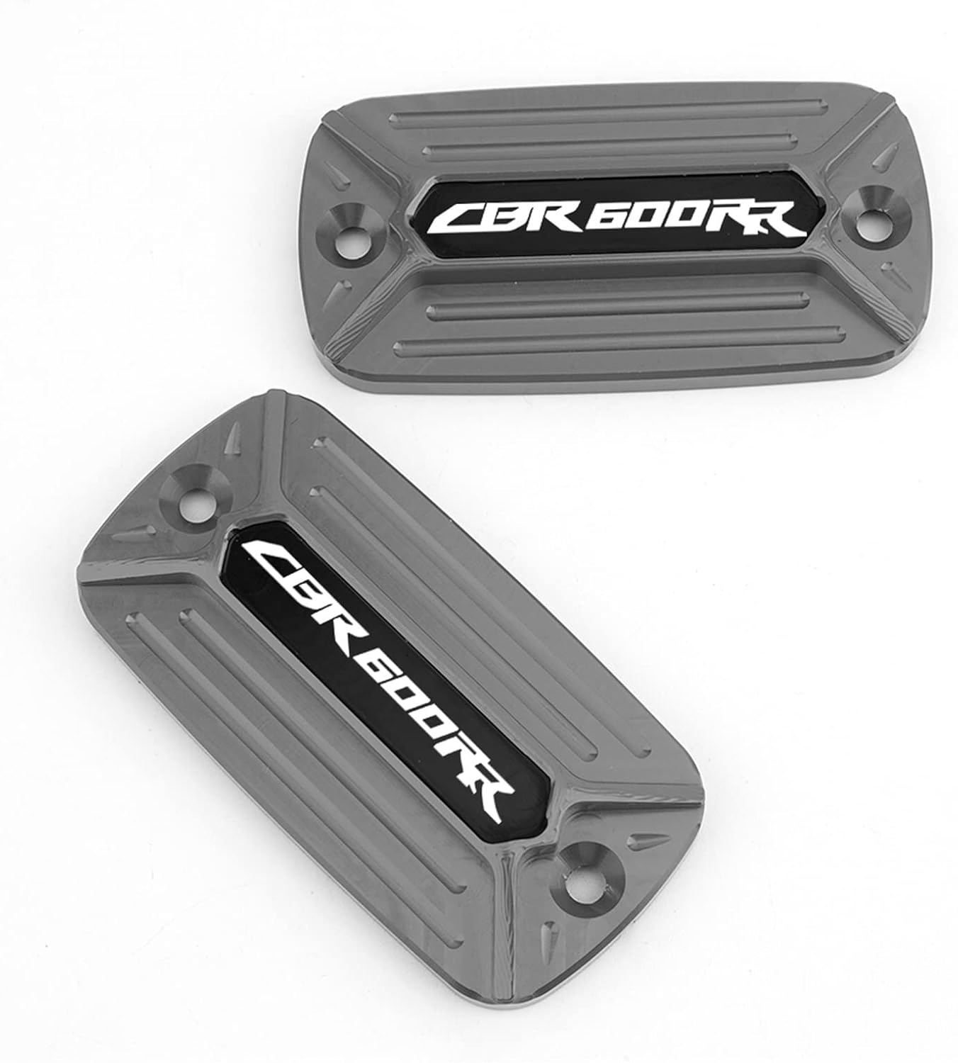 Tylny Kubek Oleju Motocykl CNC Aluminium Przedni Zbiornik Płynu Hamulcowego Pokrywa Zbiornika Oleju Zakrętka Kubka Oleju Dla HONDA CBR600RR 2003-2004 2005 2006 (Kolor : Gray)