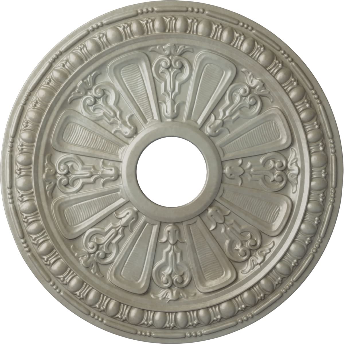 Ekena Millwork CM18RAFLS Raymond Ceiling Medallion, Flash Gold