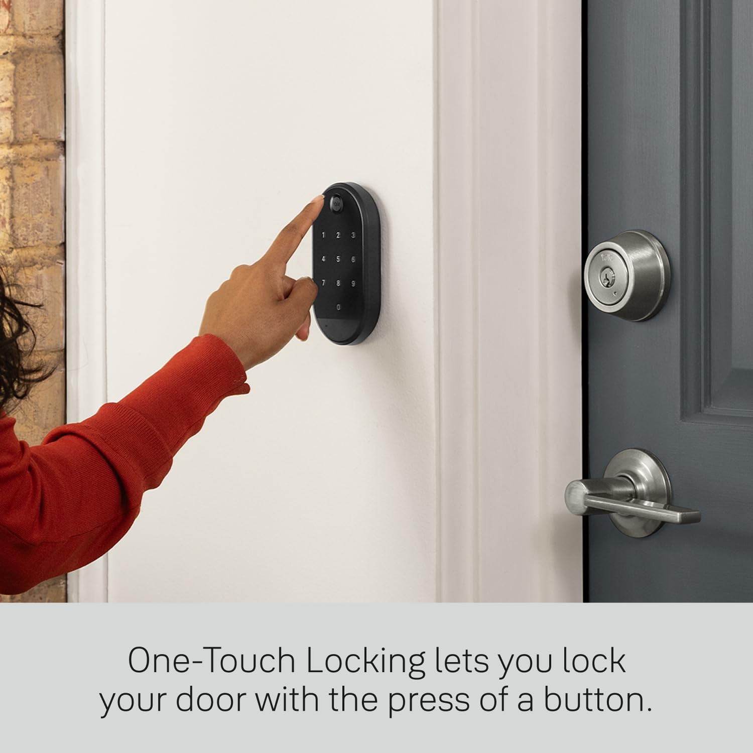 Yale Keypad - Smart Bluetooth Keypad for Yale Approach, Wi-Fi Lock, Smart Locks for Easy Pin Code Entry and One-Touch Locking