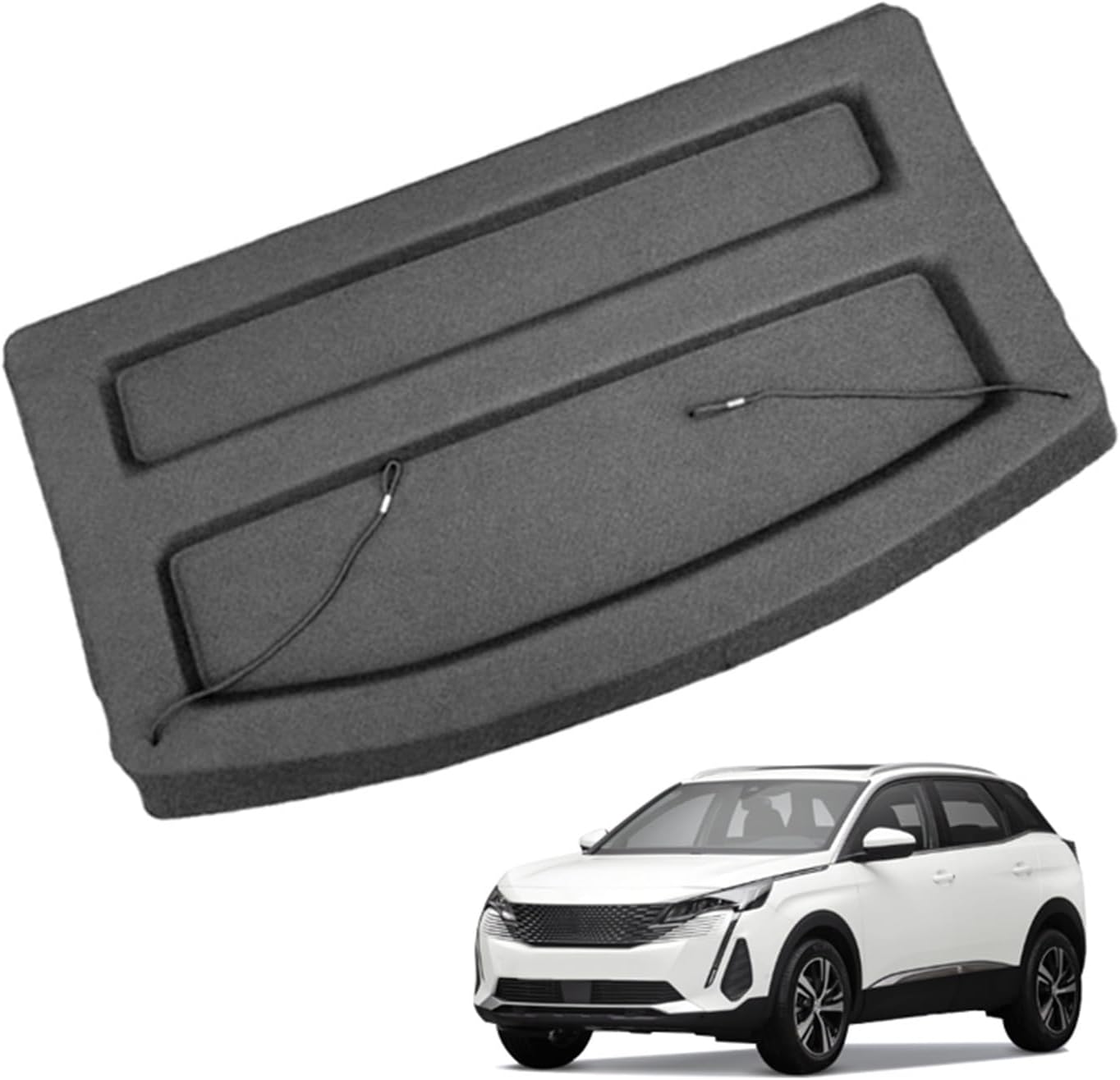 For Peugeot 4008 Not-retractable Trunk Cargo Cover Parcel Rack Anti-Peeping Auto Interior Accessories