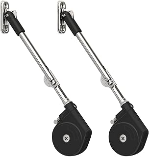 Douper Lid Stay 105 Degree Open with Soft Close, Lid Support for Toy Box and Upward Top-Opening Flap Doors Pack of 2