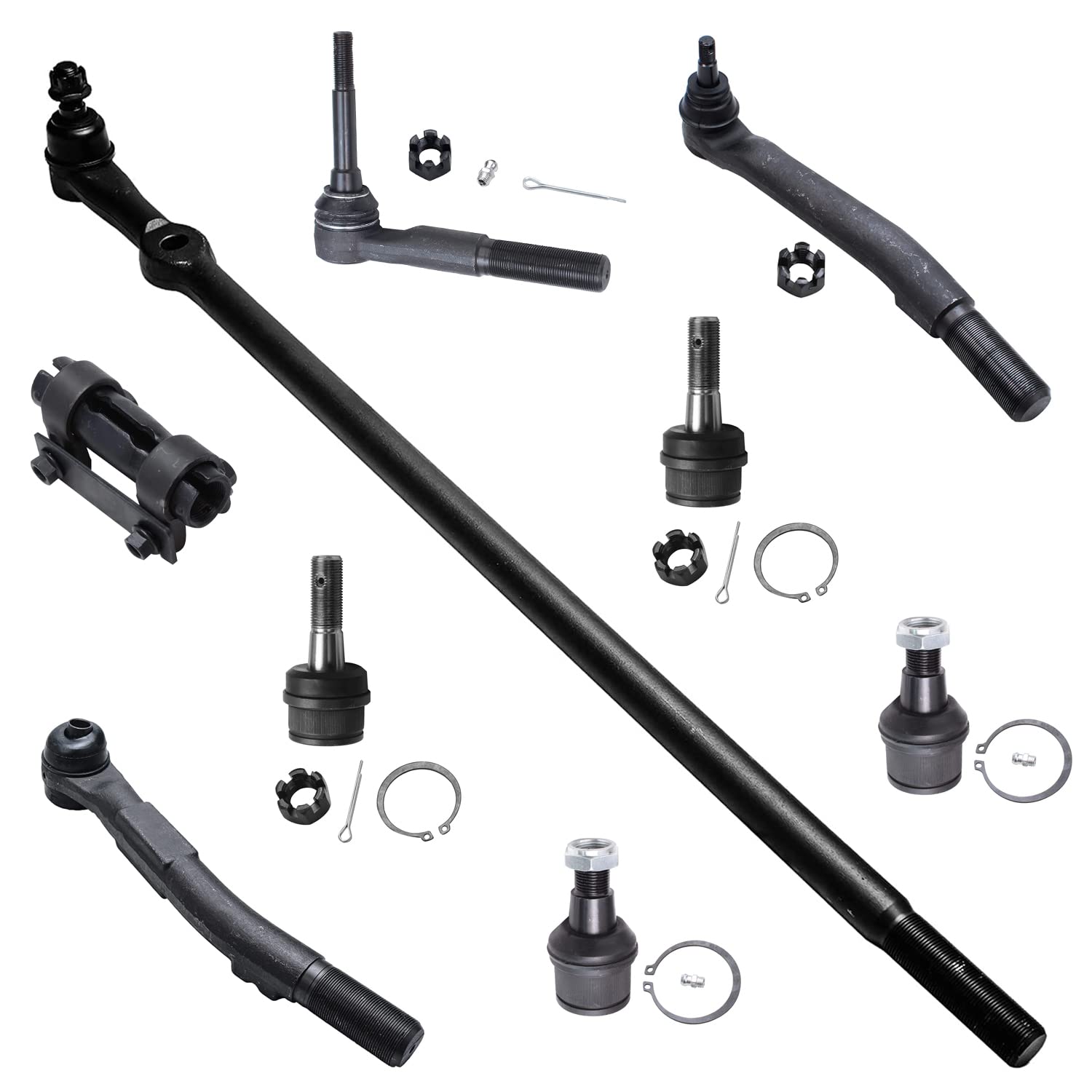 Detroit Axle - 4WD 9pc Front Suspension Kit for 2005-2016 Ford F-250 F-350