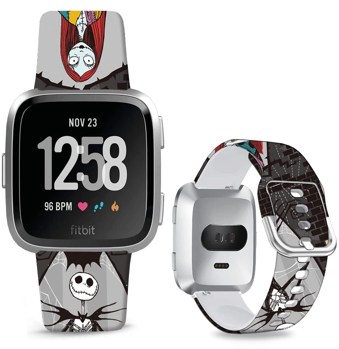 Leotop Stitch Bands Compatible with Fitbit Versa 2/Versa/Versa Lite/Versa SE Special Edition Smart Watch Soft Silicone Chic Cute Cartoon Sports Band Lovely Style Replacement Strap for Men Women