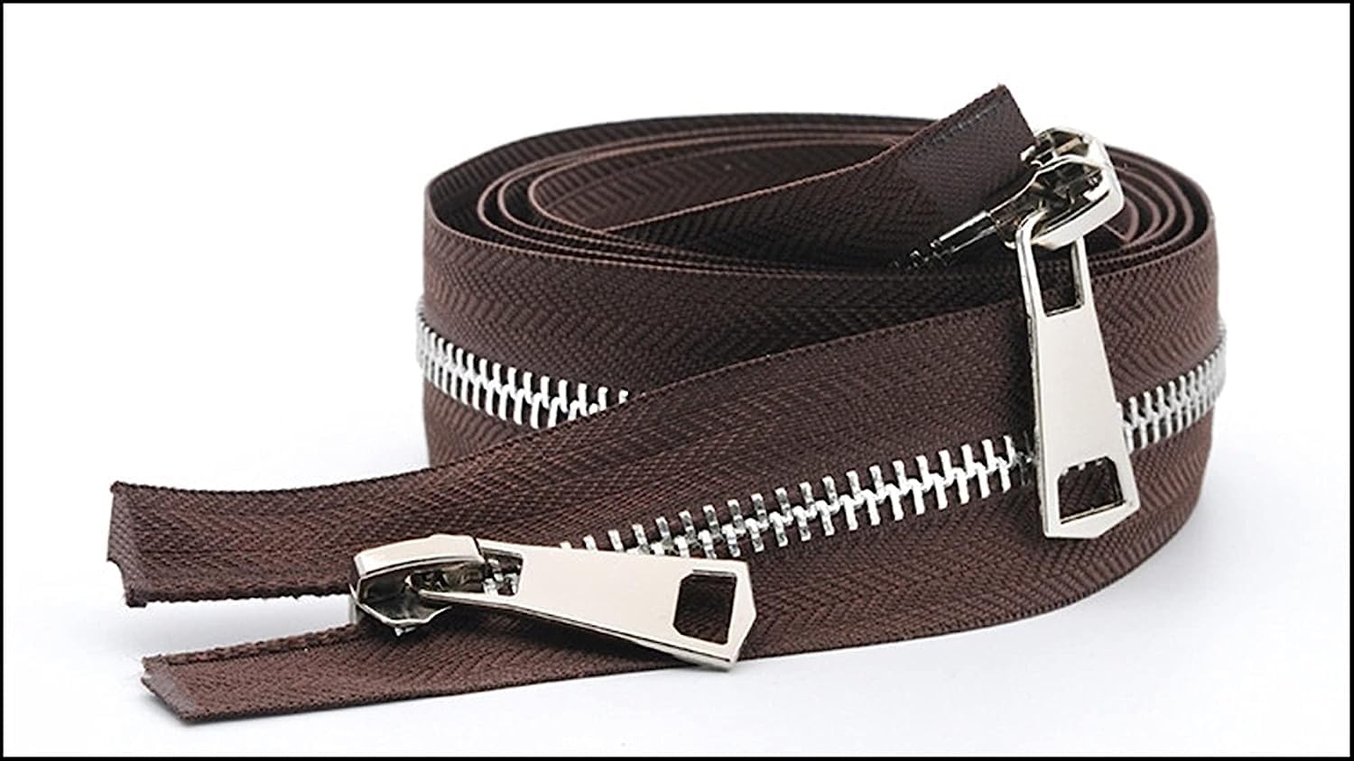 Fermeture éclair doudoune cassée ? Solution 120 cm double curseur - 7