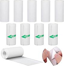 GuKKK 10 Rolls Thermal Printer Paper Mini Printing Paper, Self-Adhesive Printable Sticker, Compatible with All Mini Thermal Printers, Refill Printing Paper, 57 x 25 mm