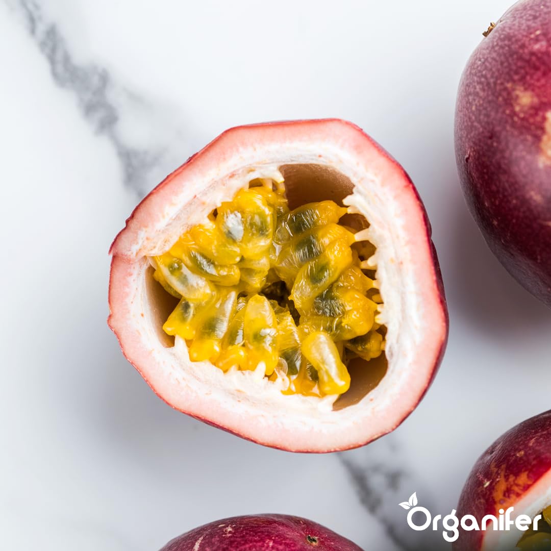 Passion Fruit Nawóz Organiczny Do Roślin Owocowych - 5x1L - NPK 2-1-8 | Zdrowe Liście - Silne Korzenie I Wysoka Plonność - Organifer