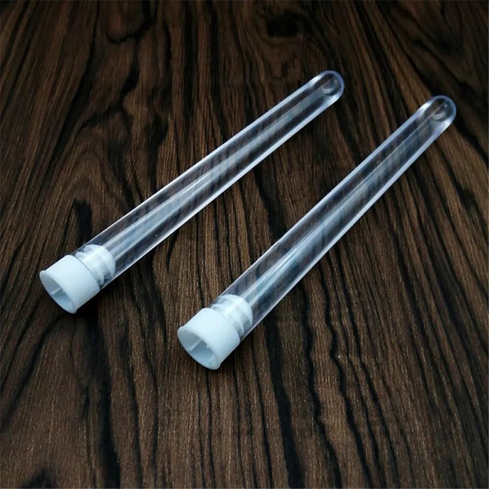 Laborausstattung und -bedarf 100 teile/los Labor 15x150mm Laborbedarf Durchsichtigen Kunststoff Reagenzgläser Fläschchen Mit Farbkappen Leere Röhrchen