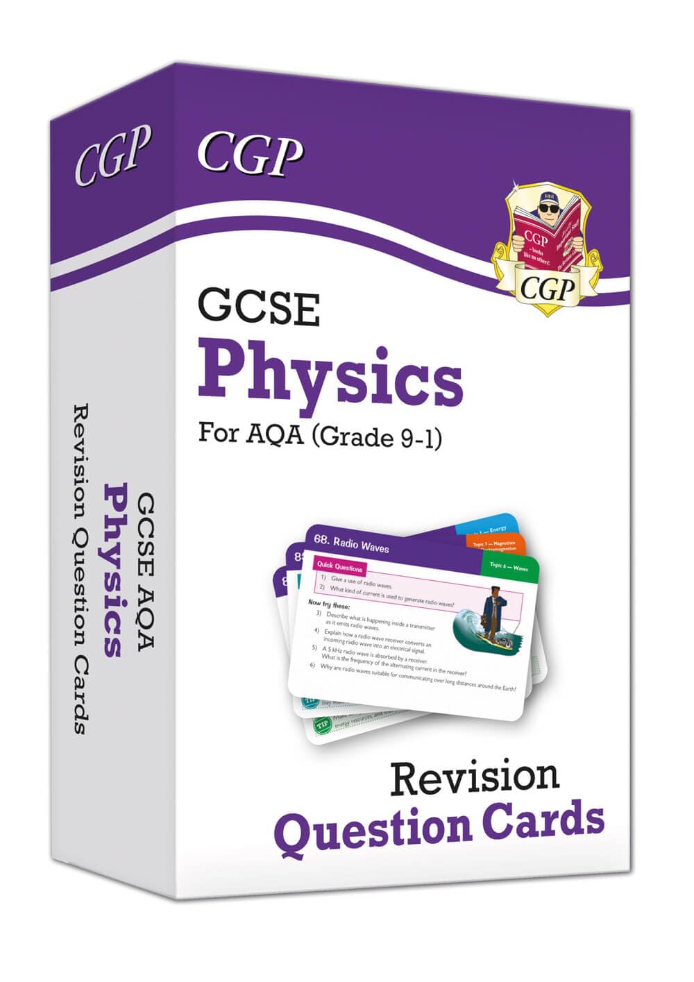 GCSE Physics AQA Revision Question Cards - Q&A cards for quick practice: for the 2026 and 2027 exams (CGP AQA GCSE Physics) Cards – 9 Aug. 2018