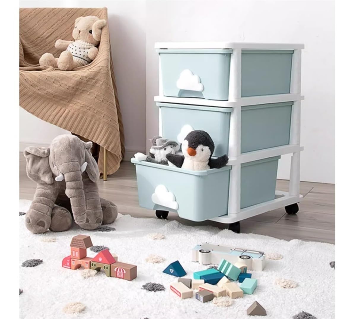 Acheter Chariot De Rangement Pour Rangement Au Sol Pour Collations, Rangement Transparent Pour Cuisine, Mobile, à Roulettes, Pour Chambre à Coucher