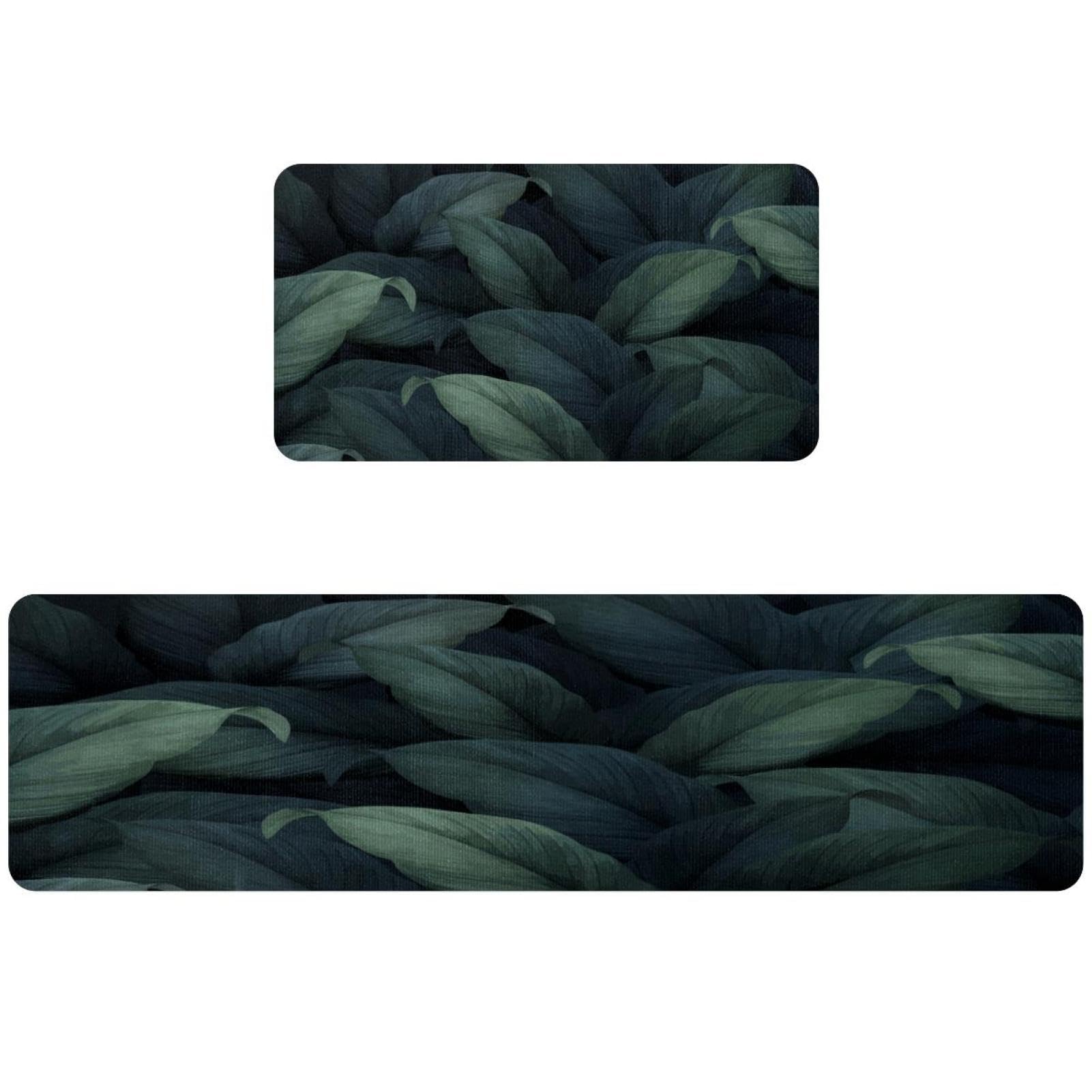 Alfombrilla de cocina antideslizante y absorbente VAPOKF lavable juego de dos piezas