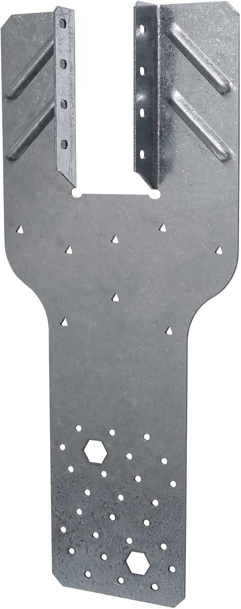 Simpson Strong-Tie H10S - Galvanized Steel 18-Gauge Hurricane Tie for Rafter to Top Plate Brackets Connection for Uplift Resistance, Home Improvement Tools (Pack of 25)