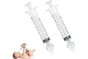 Professional JUSONEY Baby Nose Irrigator with Clean and Reusable Silicone Nose Tips
