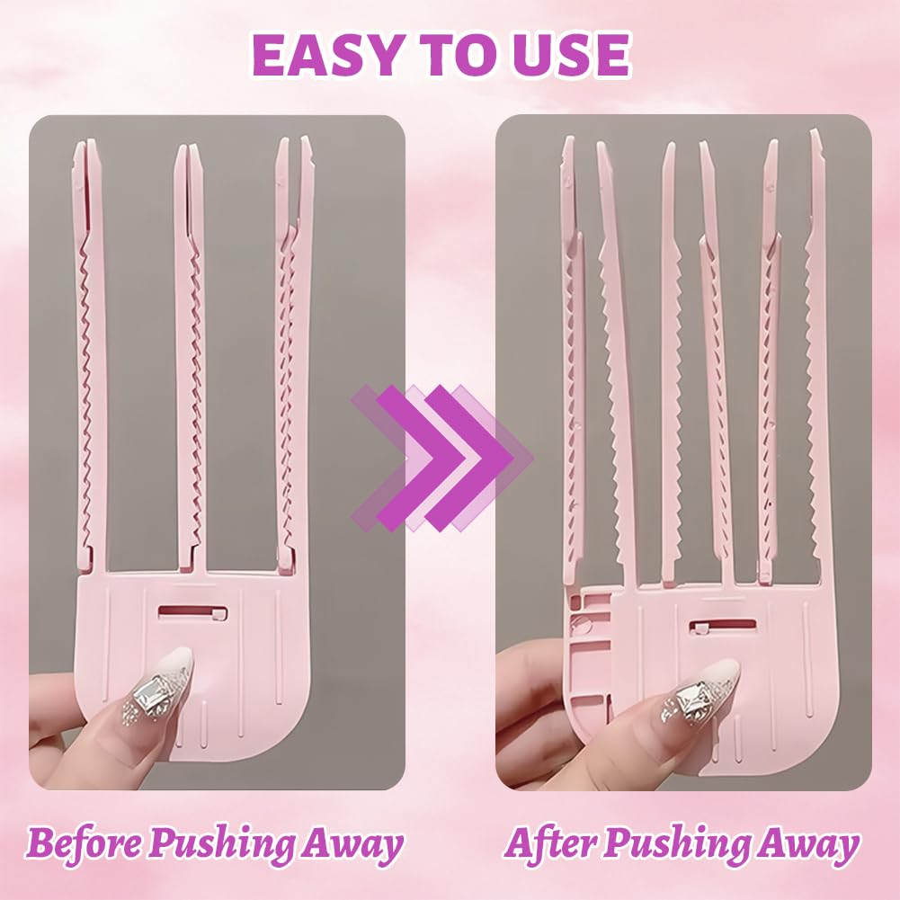 Aucuu 2 Pezzi Pettine per capelli, Clip Della Radice Del Volume, Pettine Per Radici Volume Dei Capelli Ricci, Fermagli per Capelli Volumizzanti Radici, Volume Della Radice Dei Capelli