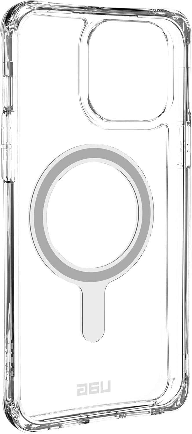 URBAN ARMOR GEAR UAG Designed for iPhone 13 Pro Max Case Compatible with MagSafe Clear Ice Rugged Lightweight Slim Shockproof Clear Plyo Protective Cover, [6.7 inch Screen]