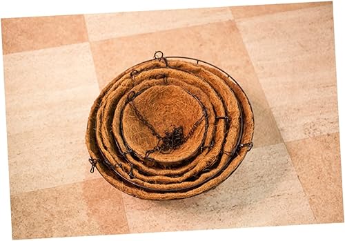 Miniatura 5 de Abaodam 2pcs 8 Hanging Chain Flower Pot Balcony Plant Basket Hanging Planters Liner Plant Baskets Wire Plant Holder Liner Wall Planter Hanging