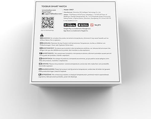 Miniatura 10 de TOOBUR Reloj inteligente pequeño para mujer, reloj inteligente con pantalla AMOLED de 1.1 pulgadas, compatible con teléfonos Android e iOS,