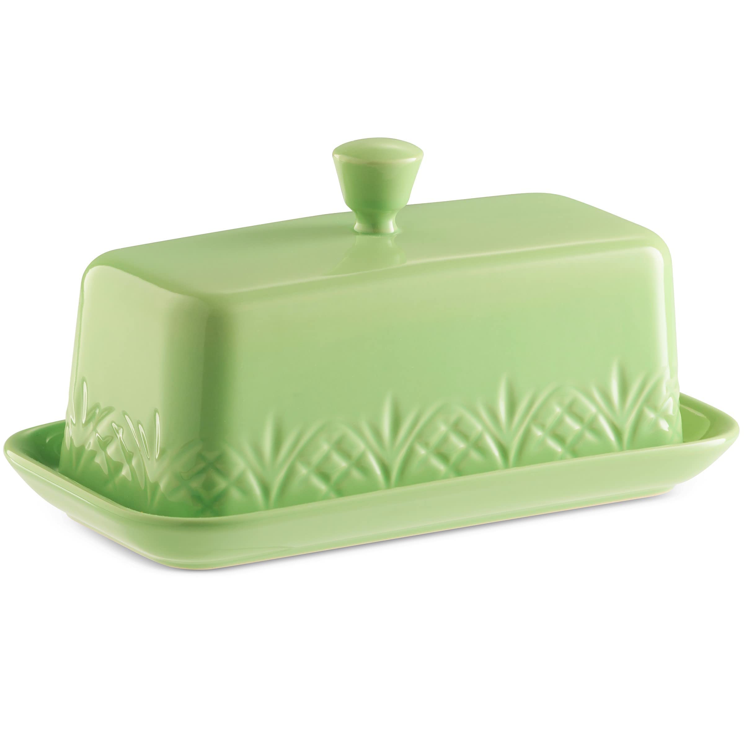 Buy Godinger Butter Dish, Ceramic Butter Dish With Lid, Kitchen Decor