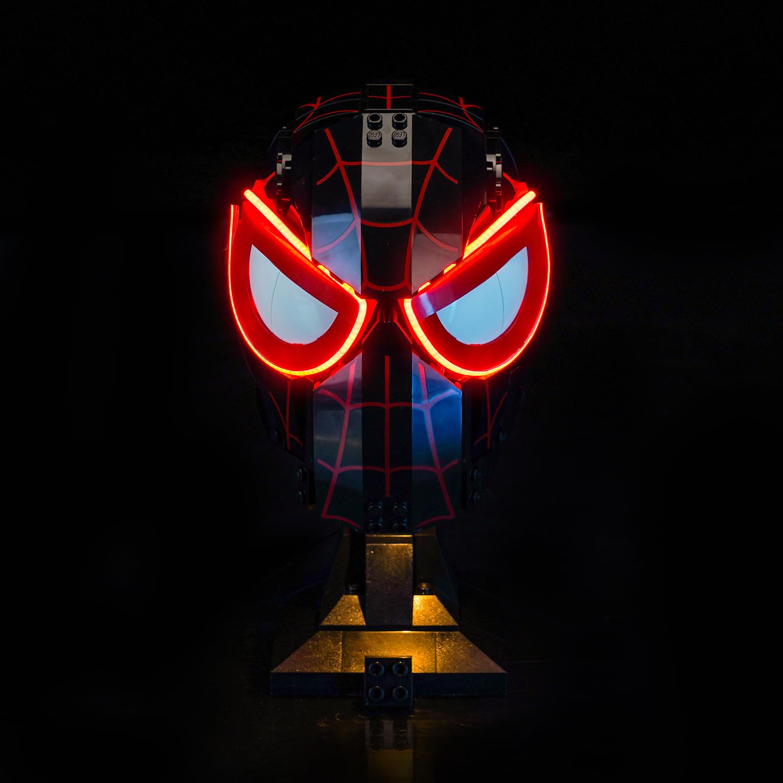 Kit de luz LED compatible con Lego 76329 Miles Morales Mask (sin modelo) juguete creativo