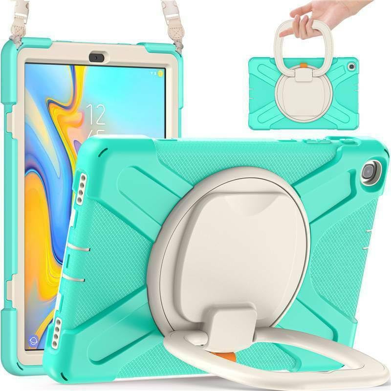 Coque silicone rigide premium Galaxy Tab S6 Lite haute protection couleur menthe